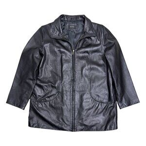 COLEBROOK Genuine Leather Business Casual Winter Jacket Coat Womens 1X